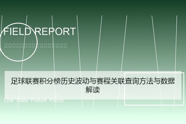 足球联赛积分榜历史波动与赛程关联查询方法与数据解读（leyu）